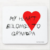 Grandpa's Heart Mousepad