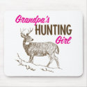 Grandpa's Hunting Girl mousepads by FishNHuntObsessions Grandpa's Hunting Girl mousepads