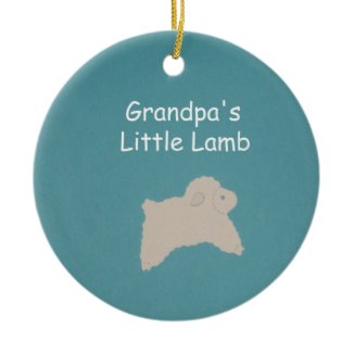 Grandpa's Little Lamb ornament
