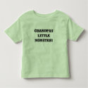 Grandpas little monster! t-shirts