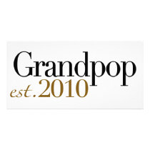 Grandpop Est 2010 Photo Cards