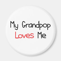 Grandpop Loves Me Magnets