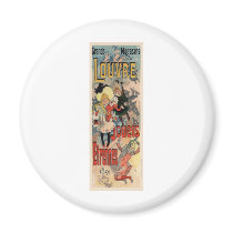 Grands Magasins du Louvre 1891 magnets by vintage_poster Grands Magasins du Louvre 1891 magnets
