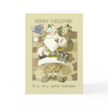 grandson, armed forces military Christmas greeting Greeting Card