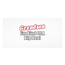 Grandson...Big Deal Personalized Photo Card