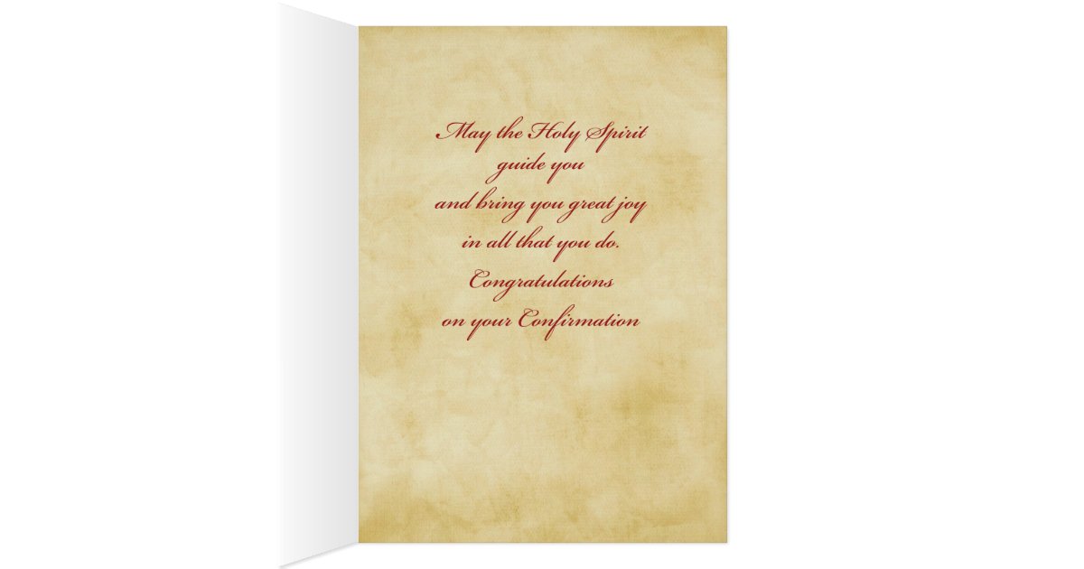 Grandson, Confirmation Congratulations Blessings Card Zazzle