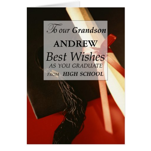 grandson-custom-name-high-school-graduation-card-zazzle