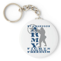 Grandson Fights Freedom - ARMY Keychain