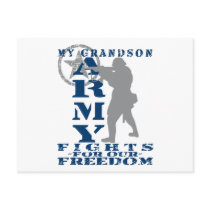 Grandson Fights Freedom - ARMY Post Cards
