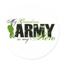 Grandson Hero 3 - ARMY Sticker