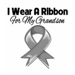 Grandson - I Wear A Gray Ribbon T-shirt