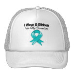 Grandson - I Wear A Teal Ribbon Mesh Hats