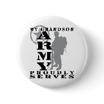 Grandson Proudly Serves - ARMY Pin