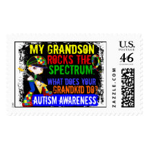 Grandson Rocks The Spectrum Autism Stamps