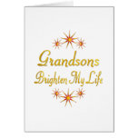 Grandsons Brighten My Life cards