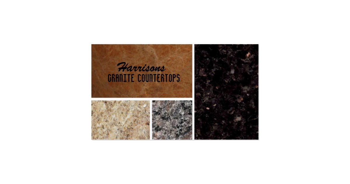 Granite Business Cards Zazzle