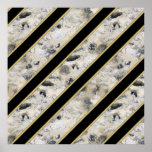 Granite & Gold Print