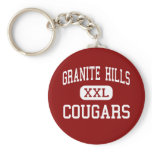 Granite Hills - Cougars - High - Apple Valley keychains