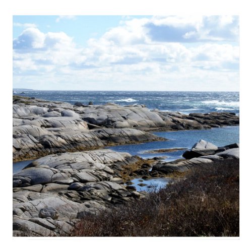 Granite Landscape at Peggy's Cove print