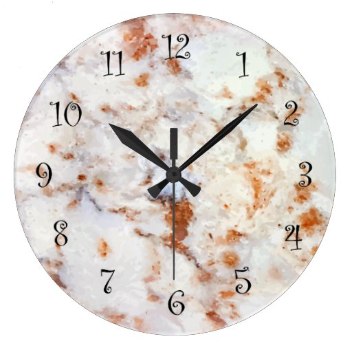Granite Look Wall Kitchen Clocks Zazzle