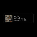 Granite Pebbles Return Address Label