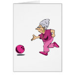 Grannies bowling league card