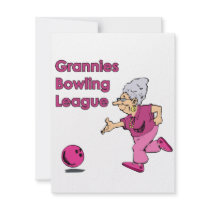 Grannies Bowling League Custom Announcements
