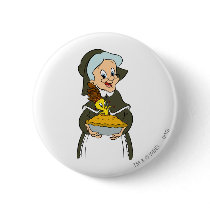 Granny and Tweety Pie Pinback Buttons