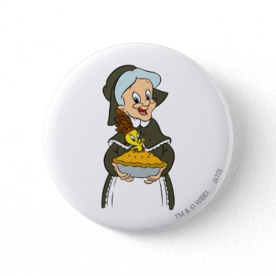 Granny and Tweety Pie buttons