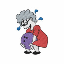 Granny Bowler embroidered shirts by ZazzleEmbroidery Granny Bowler embroidered shirts