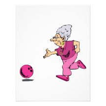 Granny Bowler Personalized Invite