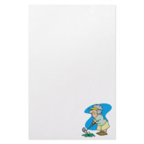 Granny Golfer Customized Stationery
