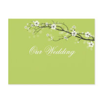 Granny Smit apple blossoms save the date postcards by Classic_Events Granny Smit apple blossoms save the date postcards