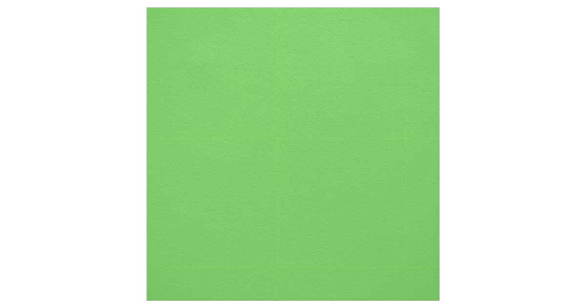 GRANNY SMITH APPLE GREEN (solid color) Fabric Zazzle