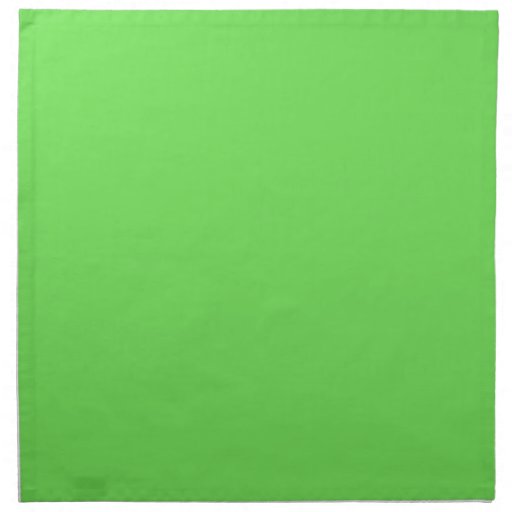 GRANNY SMITH APPLE GREEN (solid color) Napkin Zazzle