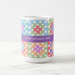 Granny Squares Crochet Mug mugs