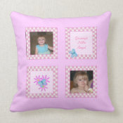 Grannys Little Angel:Spring Blooms: Picture Pillow throwpillow