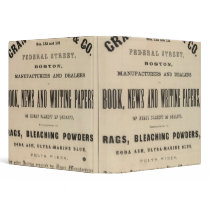 Grant, Warren and Company Vinyl Binder