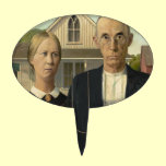 Grant Wood American Gothic cake picks