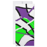 GRAPE AND KEY LIME TIE CUSTOM RACK CARD