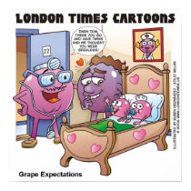 Grape Expectations Dickens & Pregnancy Poster