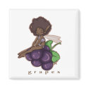 Grape Faery Magnet by sylverwolfe Grape Faery Magnet