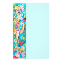 GRAPE FAIRY TALE ,blue Stationery Design