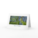 Grape Hyacinth Diptych • Easter Greeting Card