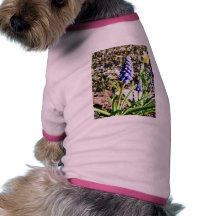 Grape Hyacinth Flower Doggie Tee