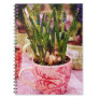 grape hyacinth in a cup notebook