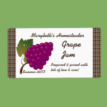 Grape Jam (Customize) labels