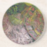 Grape Leaves Beverage Coaster