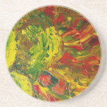 Grape Leaves Beverage Coaster
