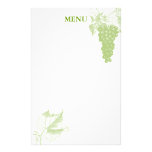 Grape Motifs Customized Stationery